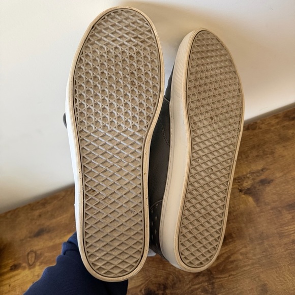 Vans Alomar Sneakers Men’s Size 13 Gray Leather High Tops Camo Interior - Picture 10 of 10